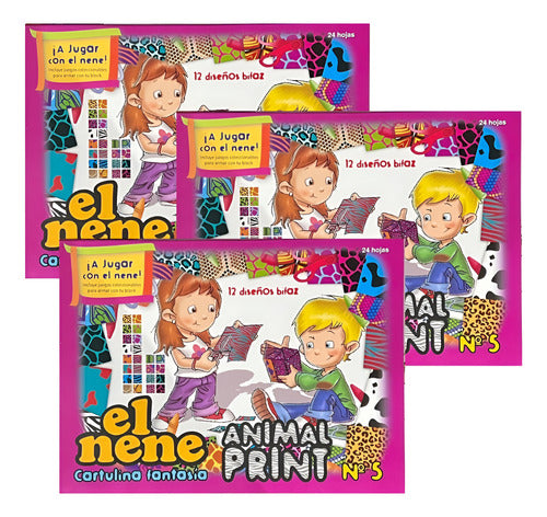 El Nene School Block Number 5 Fantasy Pack X3 0