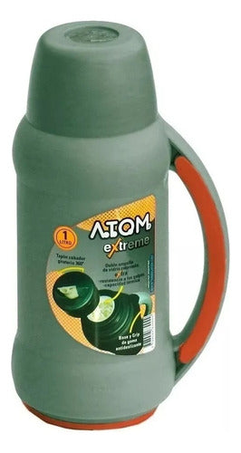 Atom Termo Atom Extreme 1L Pico Matero 360° Doble Ampolla Vidrio 5