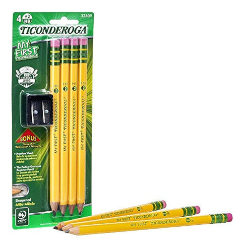 Ticonderoga Mis Primeros Lapices, Con Estuche De Madera 0