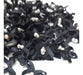 LP MERCERIA Moños Con Perlas Negros Chicos 2cm X 15mm X100 Unidades 4