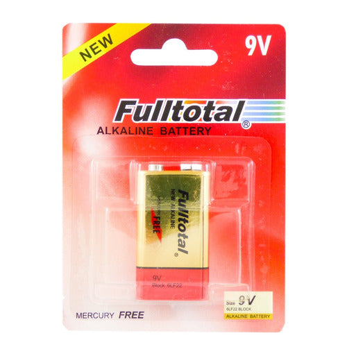 Fulltotal 9V Alkaline Battery for Toys, Handy Radios, and Microphones 0