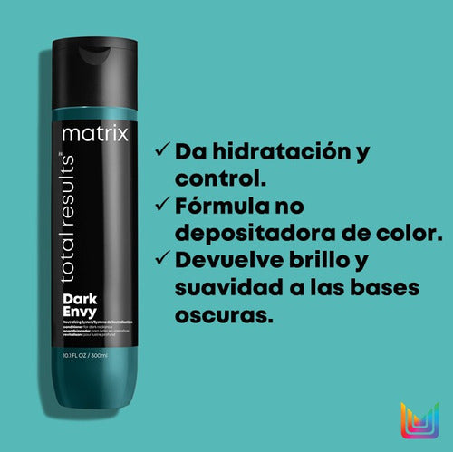Matrix Dark Envy Shampoo + Conditioner Set 300ml + Gift 6