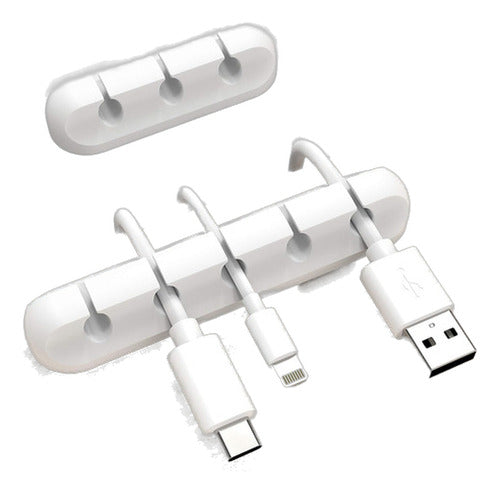 Organizador Cables Escritorio Piso.pack X2 5/3 Slots.oficina 0