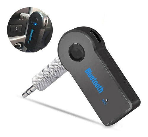 Receptor De Audio Bluetooth Para Auto Jack 3.5 Con Auxiliar 0