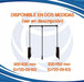 Unihopper Perchero Elevador Ropa 60-83 Cierre Suave Placard 1