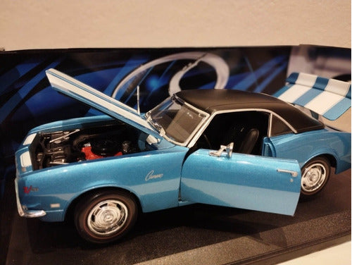 Chevrolet Camaro 1968 Esc 1 18 Colección24cm En Caja 1