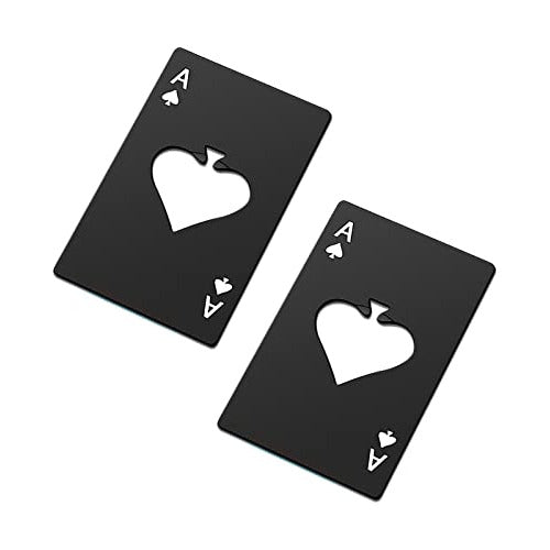 Zoocm Stainless Steel Playing Card, 2 Pieces 0