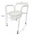 Romano Portable Orthopedic Toilet Chair for Seniors with Backrest 1