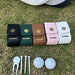 Premium Leather Golf Ball Bag with Divot Tool and Tees 4