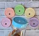 Perforated Screw-On Plastic Lid for Drinks Candy Souvenirs 260 pcs 1