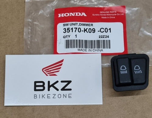 Honda Boton Tecla Luces Luz Original New Wave Afs 110 Bkz 5