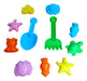 Generic Beach Play Set for Kids - Shovel, Rake, and Shapes 0