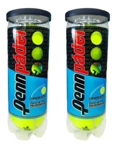 2 Tubes Paddle Balls Penn Padel 0