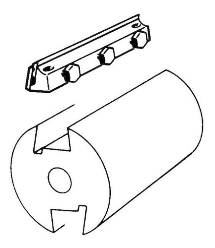 Cuchilla Cepillo Descartable Reversible 82mm Bosch 4