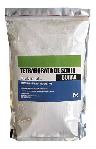 Breaking Lab Borax Borate De Sodio 2 Kg Molido En Polvo Para Hacer Slime 0