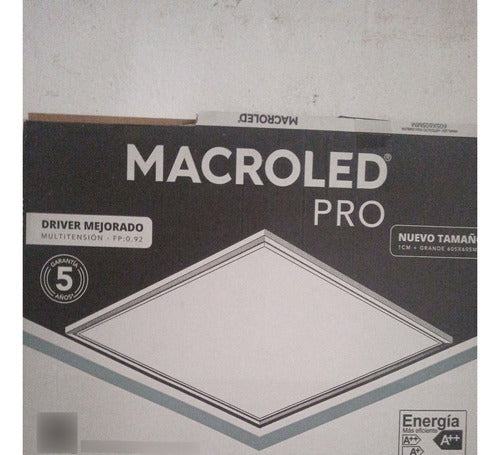 Macroled Panel Ledartefacto Para Embutir 605x605mm 1