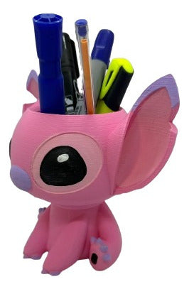 DroPix3D Angel Pen Holder Lilo and Stitch 3D Printed 3