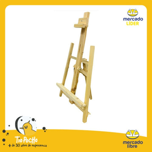 Tio Pocho Atril Madera Pizarra 3 En 1 Infantil Niños 70cm Regulable 5