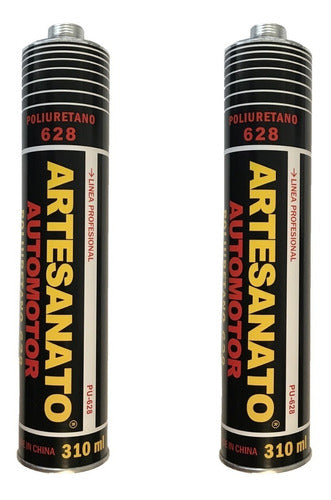 Artesanato Sellador Poliuretano Negro Parabrisas 628 310cc 3