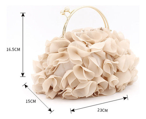 Clutch De Flores Feminina, Festa Formal, Noiva, Bolsa 1