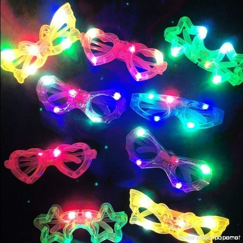 Party Forever Combo 10 LED Light Up Glasses - Party Supplies 1