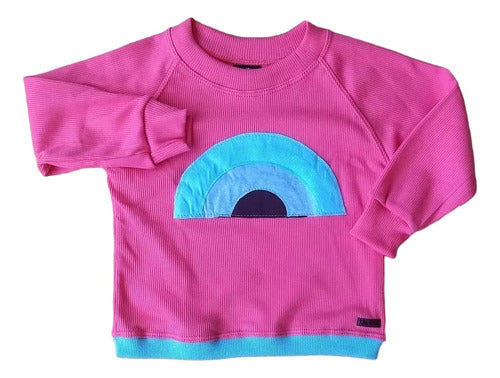 KIka and Noah Fuchsia Morley Baby Sweater 0