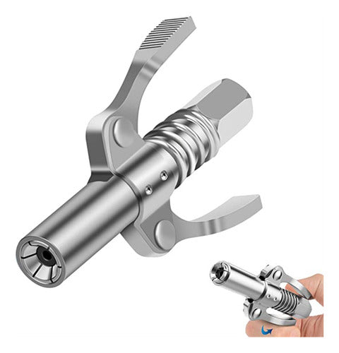Acoplador Bomba Pneumática De Graxa De Trava Engate Rápido 0