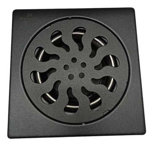 Rimontti Floor Grate 15x15 Black Metal - Ferrejido 0