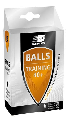 Sunflex Ping Pong Balls X 6 - Training Model 0