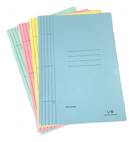 Premium Cardstock Folder with 3 Flaps, 180gsm x 100 Units 0