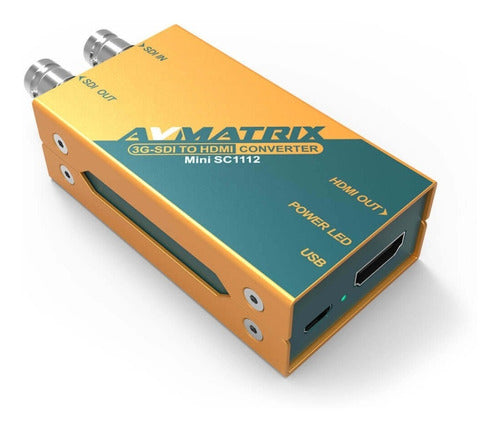 Conversor Avmatrix Sc1112 Sdi A Hdmi Alta Gama 1080p 3