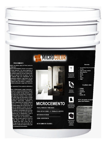 Microcemento  12m2 3