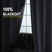 Kinryb Winter Curtains 100% Blackout for Bedroom, 45 1