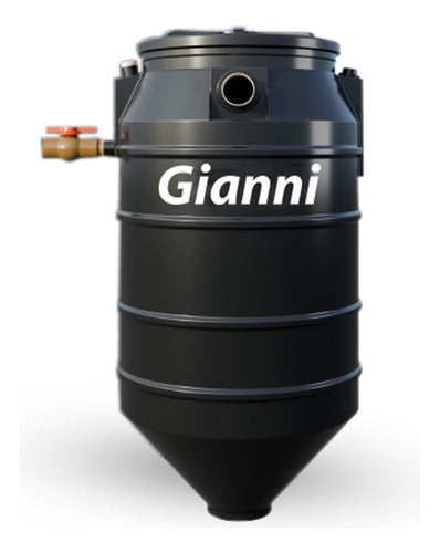 Biodigestor Gianni De 750 Lt Con Tanque De Lodos Y Kit De Desagüe 1