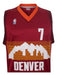 Official Licensed Denver Nuggets Basketball Team Jersey - Adults 19