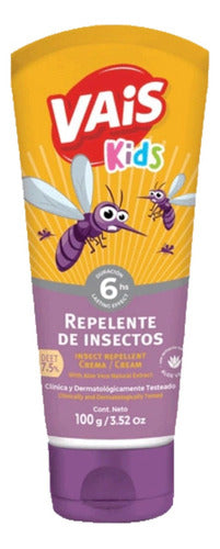 Repelente De Mosquitos Stop Vais Kids Niños En Crema 100g X6 1