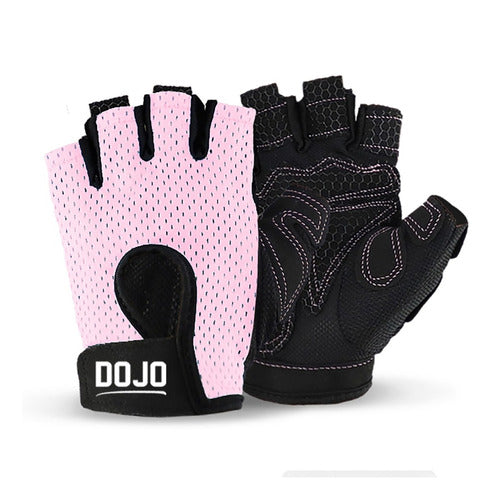 Dojo Pink Training Gloves for Weightlifting and Fitness 0