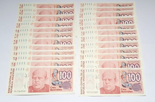 Billetes 100 Australes Series C Y D La Mayoría Sin Circular 0