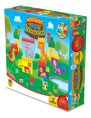 GPLAST Building Blocks Set 48 Pcs + Various Stickers 2