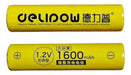 Delipow Rechargeable AAA Batteries Pack of 4 - 1600 mAh 3