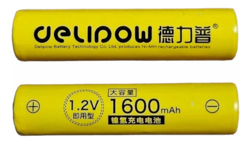 Delipow Rechargeable AAA Batteries Pack of 4 - 1600 mAh 3