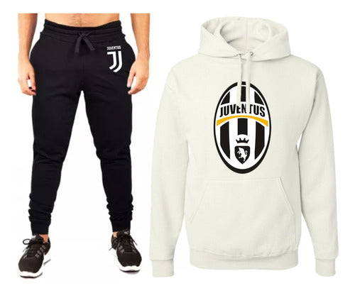 Juventus Shield Hoodie + Jogging Set 3