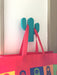 Children's Wall Mounted Cactus Shaped Coat Rack, Lacquered 3