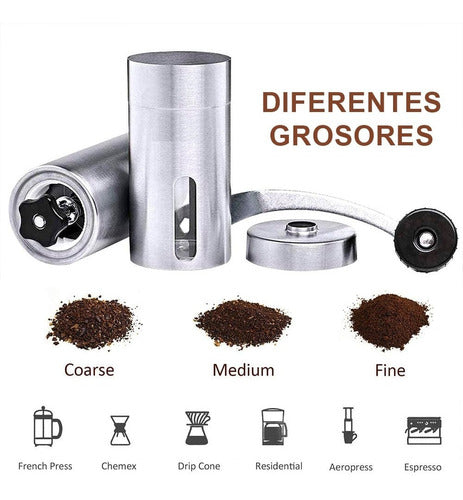 Univex Coffee Grinder Manual Coffee Mill Stainless Steel 1