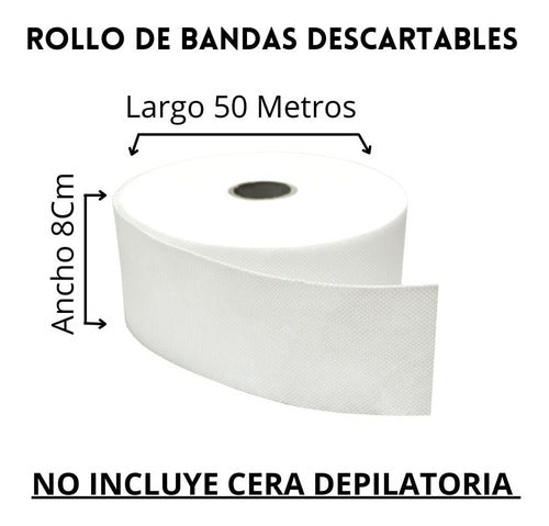 Fenix Disposable Waxing Roll Bands 50 Meters 2