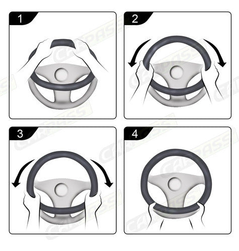 CAR PASS Universal Steering Wheel Cover 6