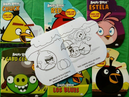 Angry Birds Para Leer Y Pintar (Ideal Para Souvenirs) 0