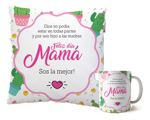 Plantillas Tazas Y Almohadones Día De La Madre Sublimar #1 0