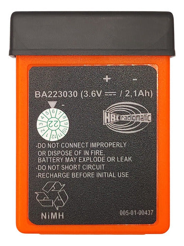 Zivases BA223030 Rechargeable Battery 2100 mAh 3.6V 0