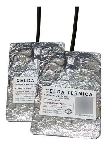 CMELECTRONICA Celda Térmica - Almohadilla, 12V Motos ATV Pesca Camping 0